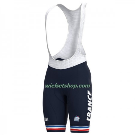 Fietsbroek Kort met Bretels 2022 Frankrijk Nationaal Team